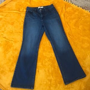 Levi’s perfectly slimming 512 bootcut denim jeans